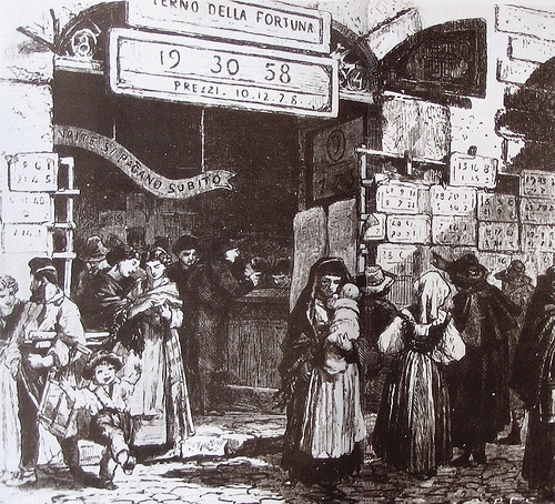 1865 Botteghino del lotto