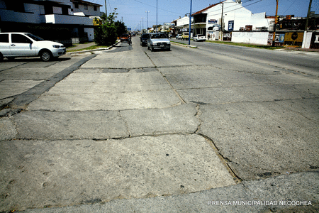 avenida 75 antes y despues de Tellechea