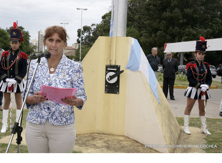 acto bicentenario de la bandera Argentina