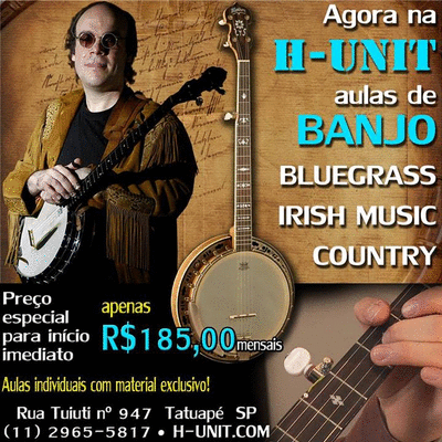 Aulas de Banjo e Guitarra