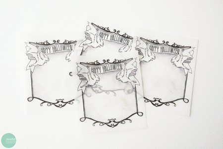 Free Printable Bat Invites and Labels for Halloween @ mintedstrawberry.blogspot.com