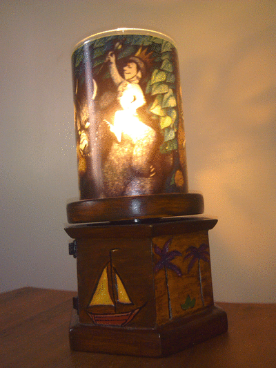 Lampara Giratoria de Mesa