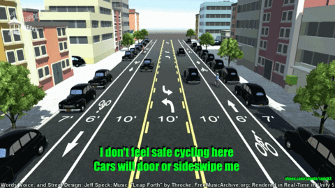 Parking Protected Bile Lanes