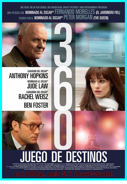 401b144c293c8aaf7dcddcbb5f1a82f6 - 360, Juego de Destinos (2011) [m1080p. ac3 5.1 Dual+Subt.] [Thriller, Drama, Romántica] [MeGa]