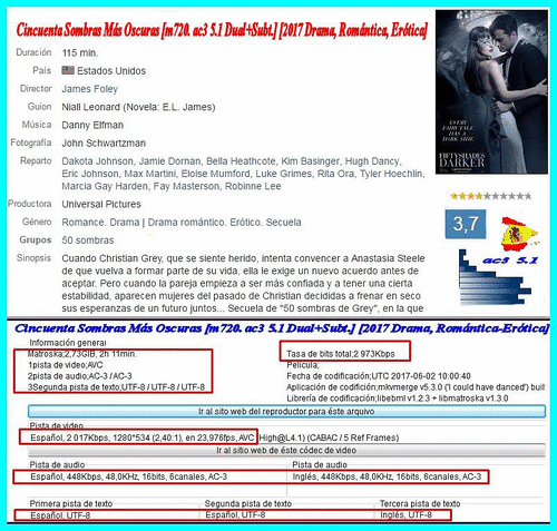 6b2891aa3dda6573ef5da543534c0c84 - Cincuenta Sombras Más Oscuras (2017) [m720. ac3 5.1 Dual+Subt.] [Drama, Román.,Eró.]