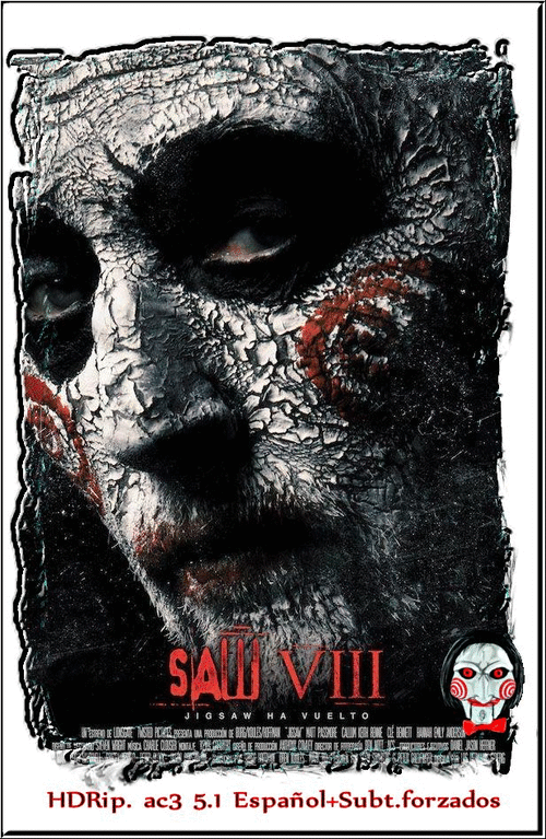 4f475d33b2c3feb39ab35b2613c9005b - Saw 8: Jigsaw (2017) [HDRip. ac3 5.1 Español+forzados] [Terror, Thriller, Gore]