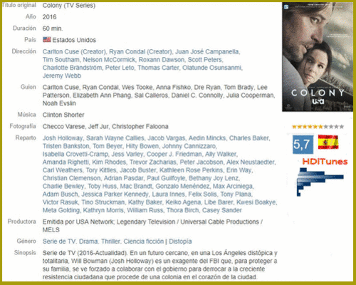 954c28c60a2adfcf81b980a92f9befd4 - Colony (2017) [T2] [HDiTunes, No Logo TV, Español] [Ficción, Distopía] [13/13]