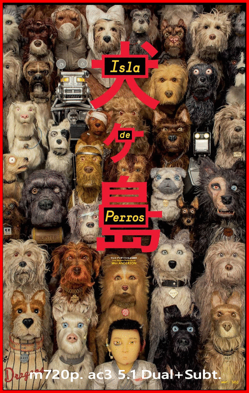 ea055a3ed173b92e5991649a8158150f - Isla de Perros (2018) [m720p. ac3 5.1 Dual+Subt.] [Animación, Familiar, Distopía]