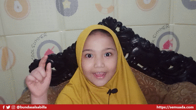 Salsabila belajar ngaji surat At-Tin dan terjemahnya (Ramadhan 2020)