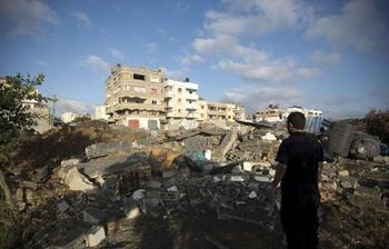 SERANGAN DARI ISRAEL BOMBARDIR 2 GEDUNG BERTINGKAT DI GAZA