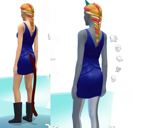 sims 4 custom content fox ears and tail