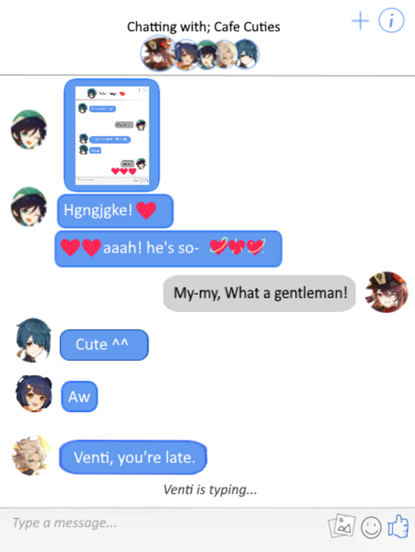 past convo of Venti simping for Xiao 