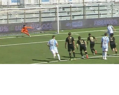 Pescara calcio: Vado Pescara: 0 - 1 rete realizzata su rigore da Letizia